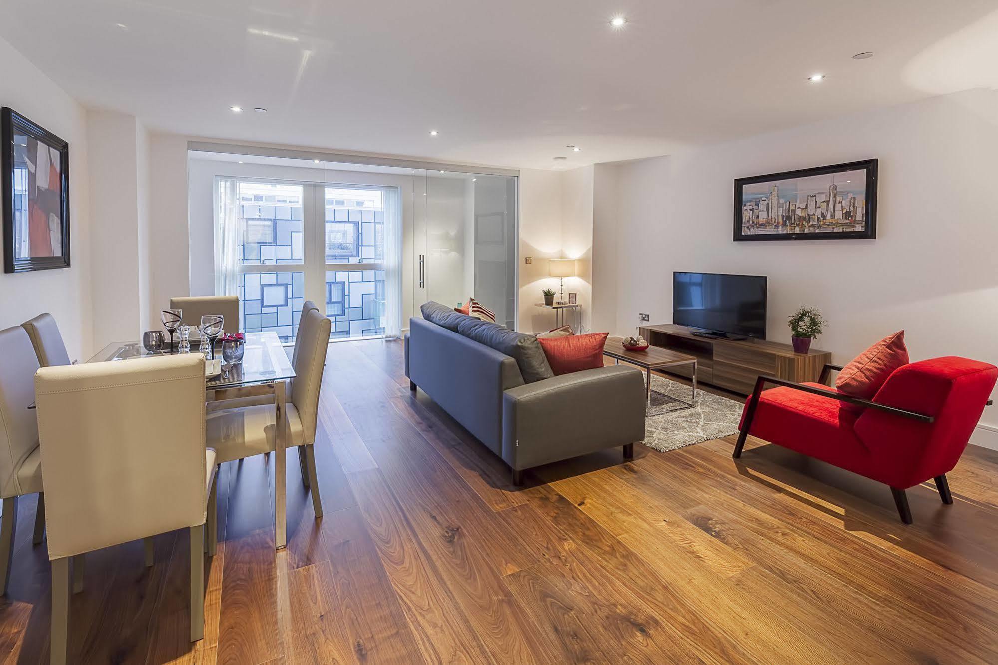 Lincoln Plaza Apartment Londra Exterior foto